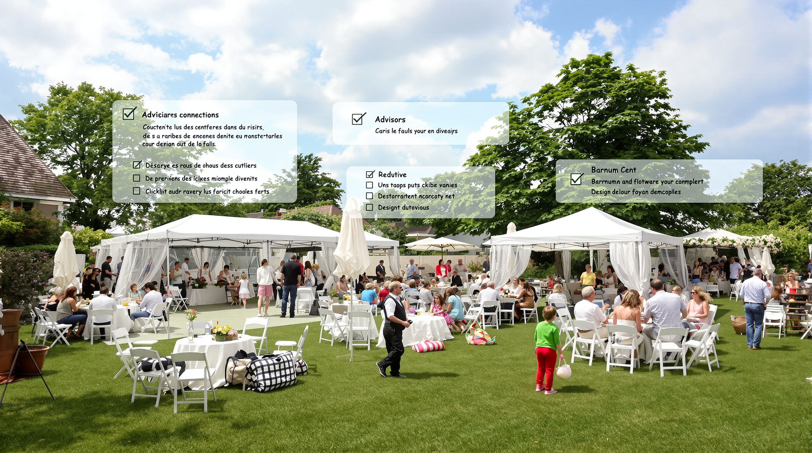 Conseils experts pour louer un barnum ou une tonnelle en toute tranquillité dans un jardin français