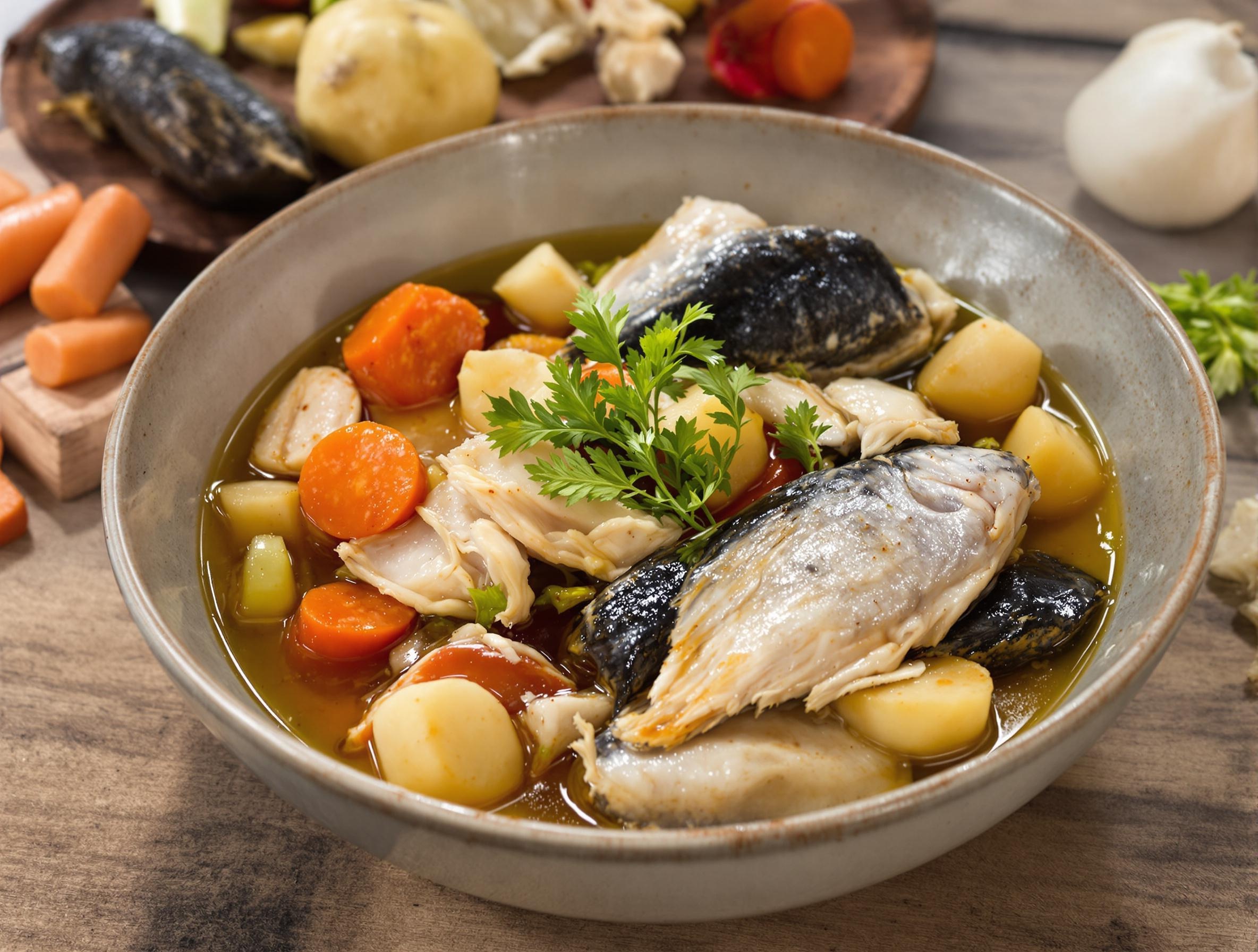 Bouillabaisse zéro-gaspi avec restes et fumet maison