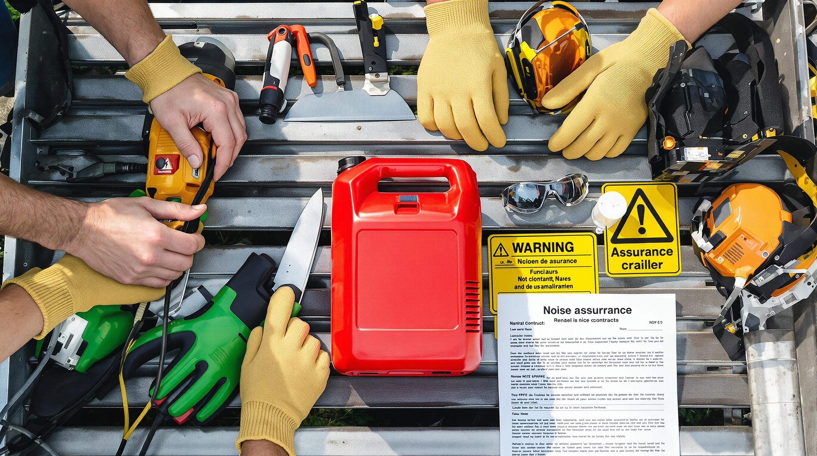 Checklist pour la location d'outils de jardinage en toute sécurité