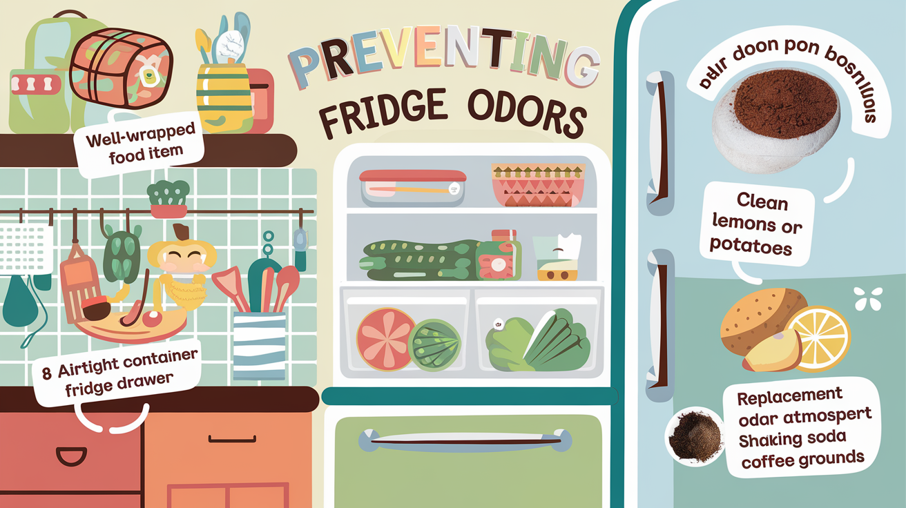 checklist prévention odeur frigo humoristique