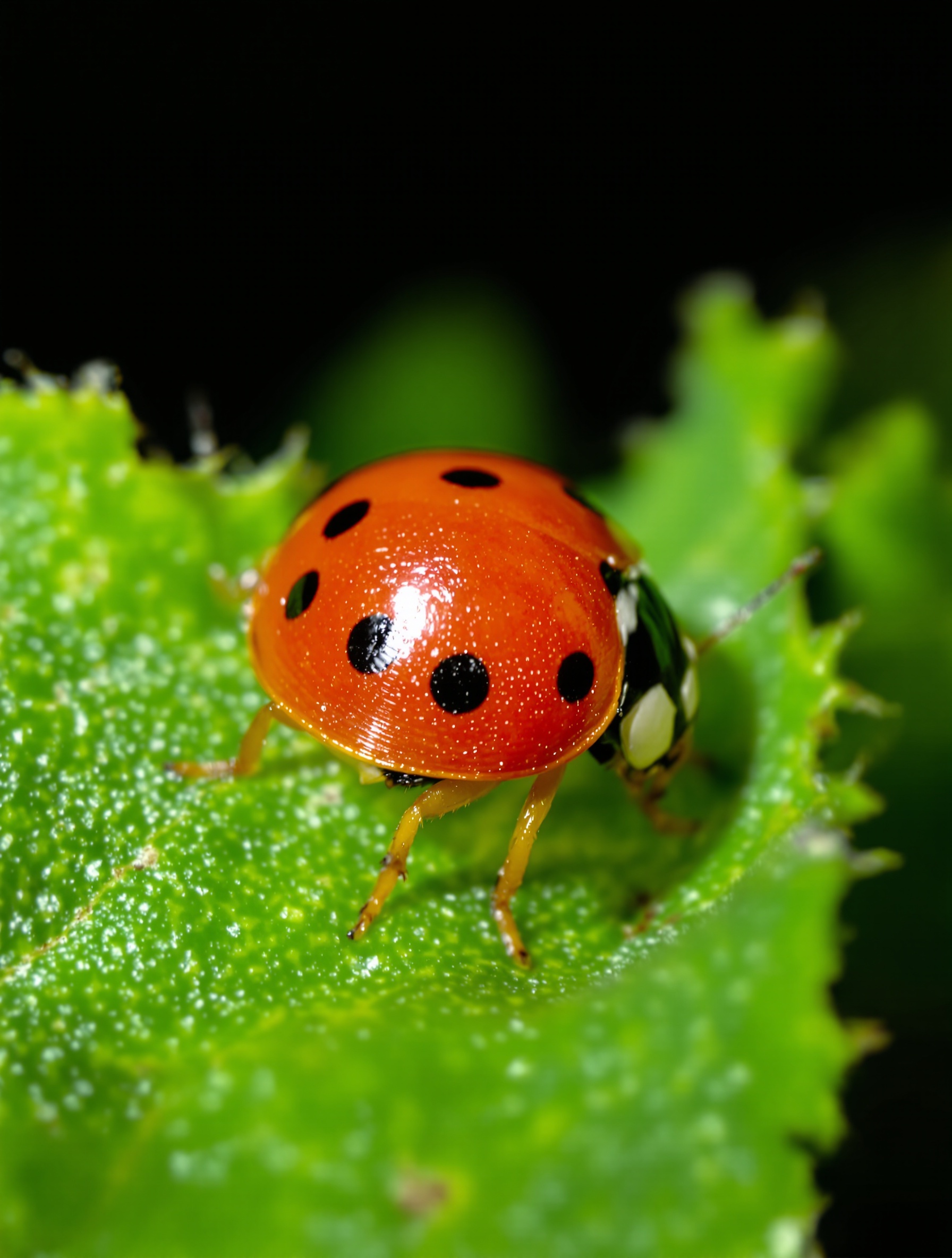 coccinelle porte-bonheur ultra détaillée