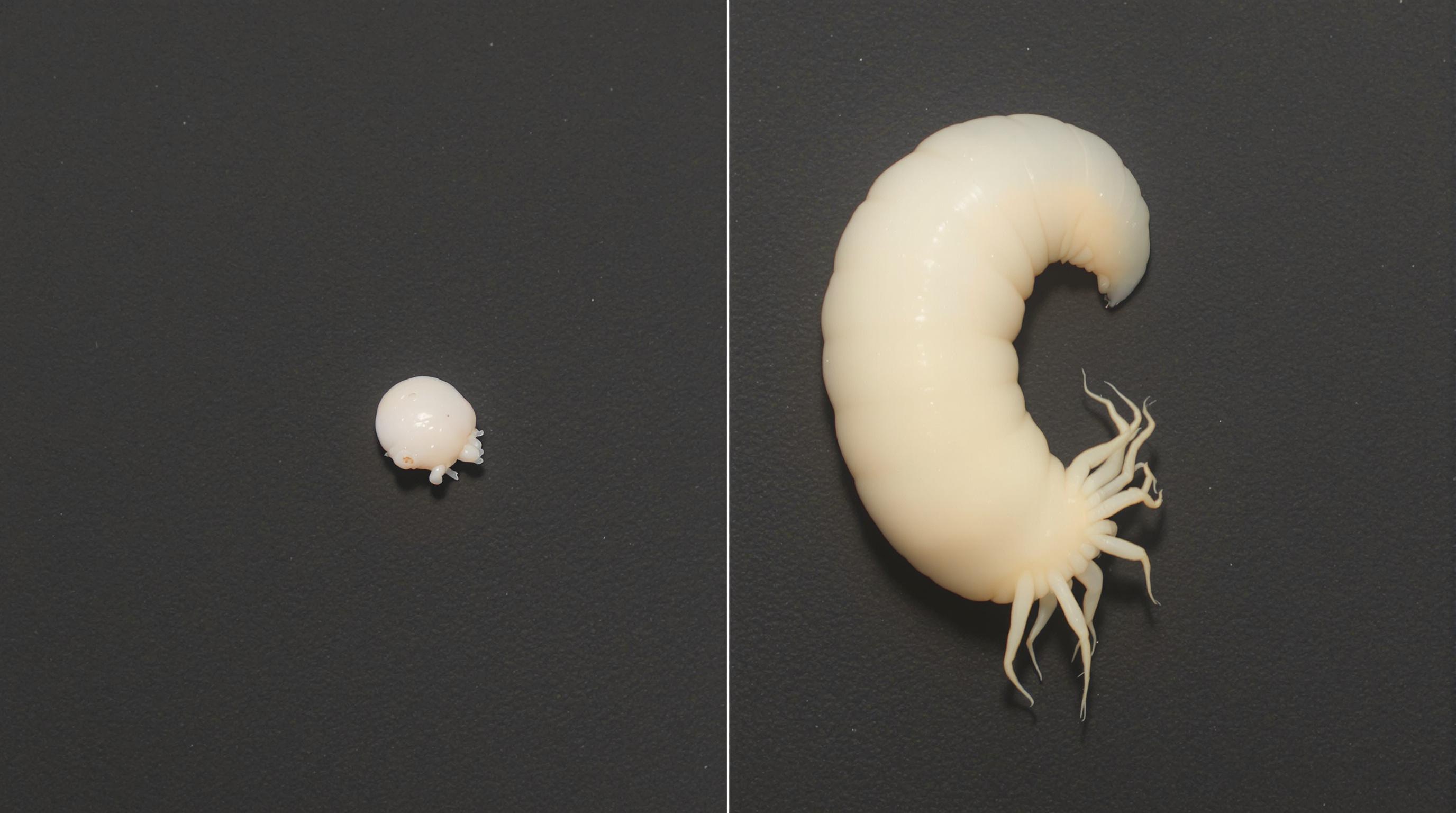 Comparaison asticot vs ver blanc