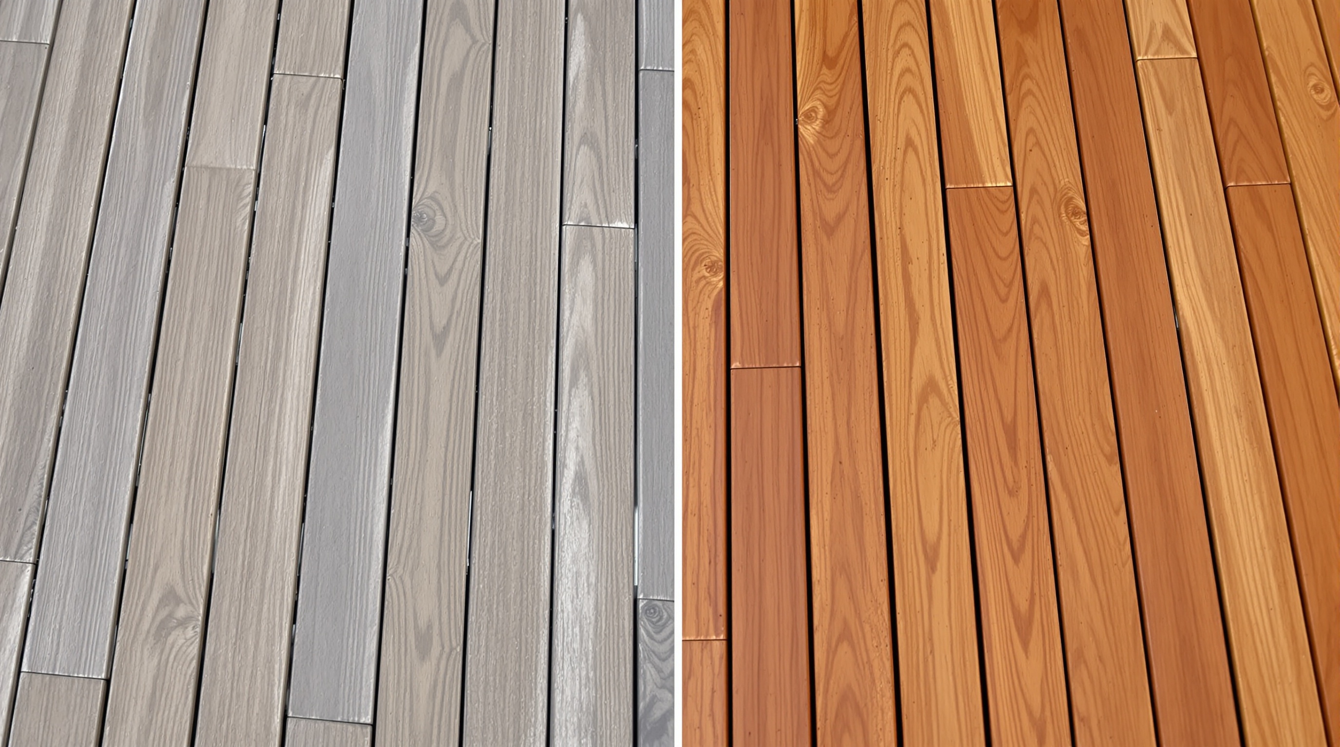 Comparatif terrasse bois avant après entretien saturateur
