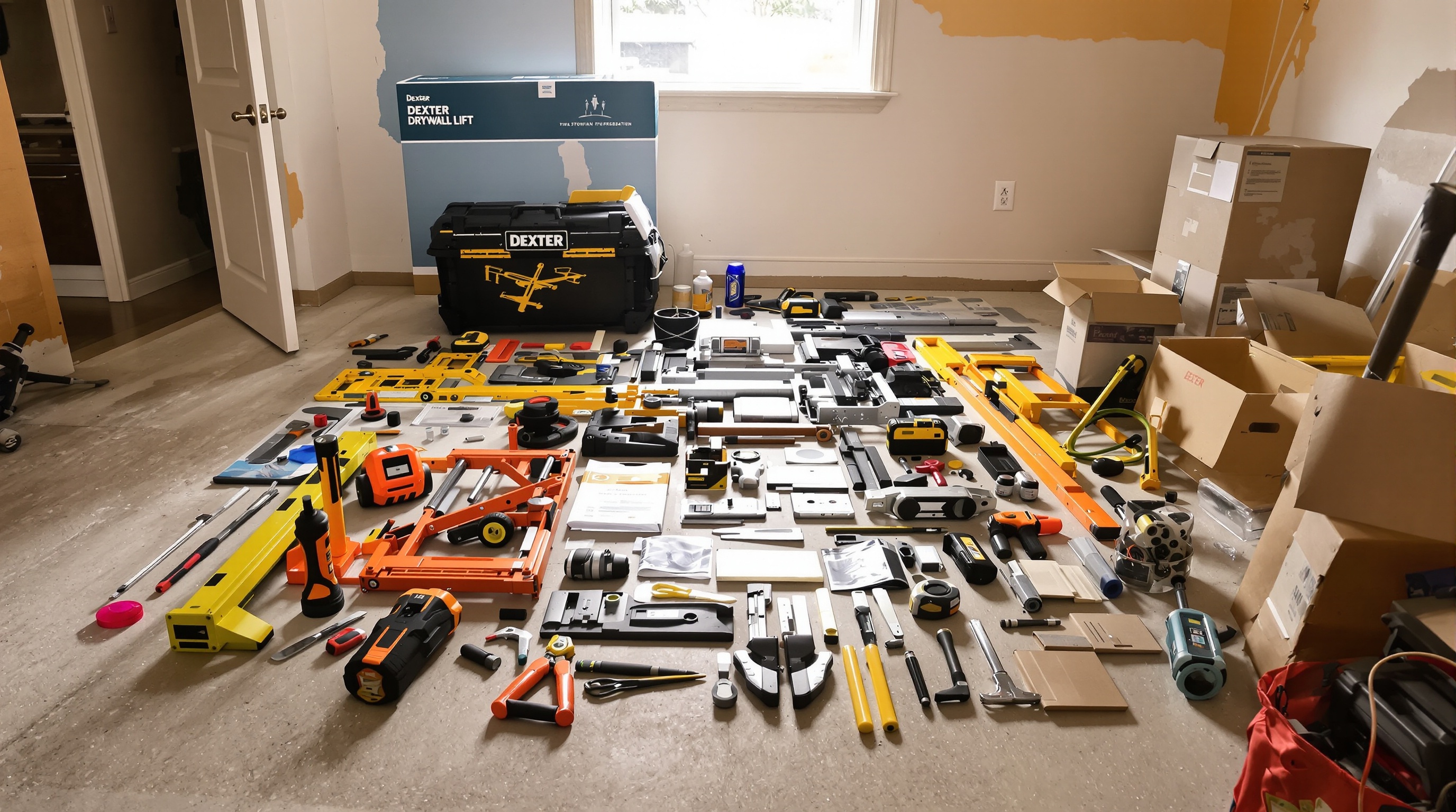 Déballage d'un lève-plaque Dexter