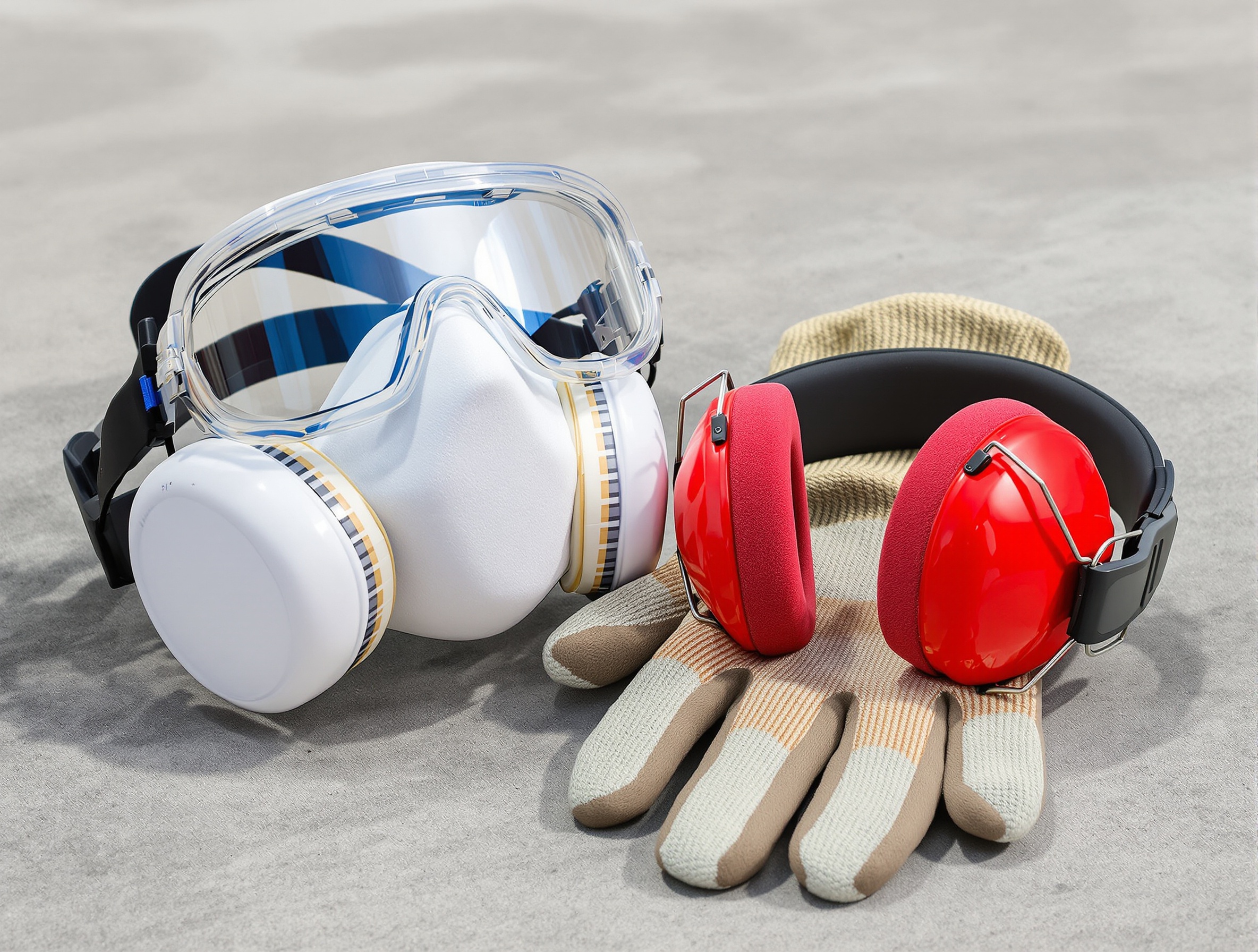 equipement protection individuelle ponçage béton