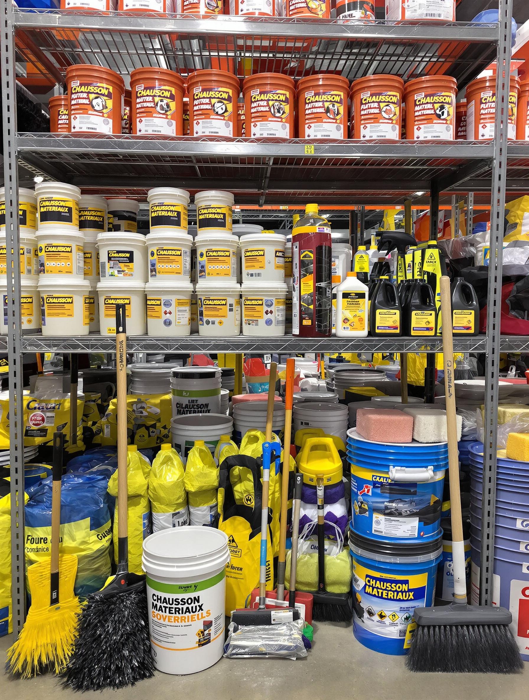 Produits de nettoyage pour chantier et droguerie Chausson