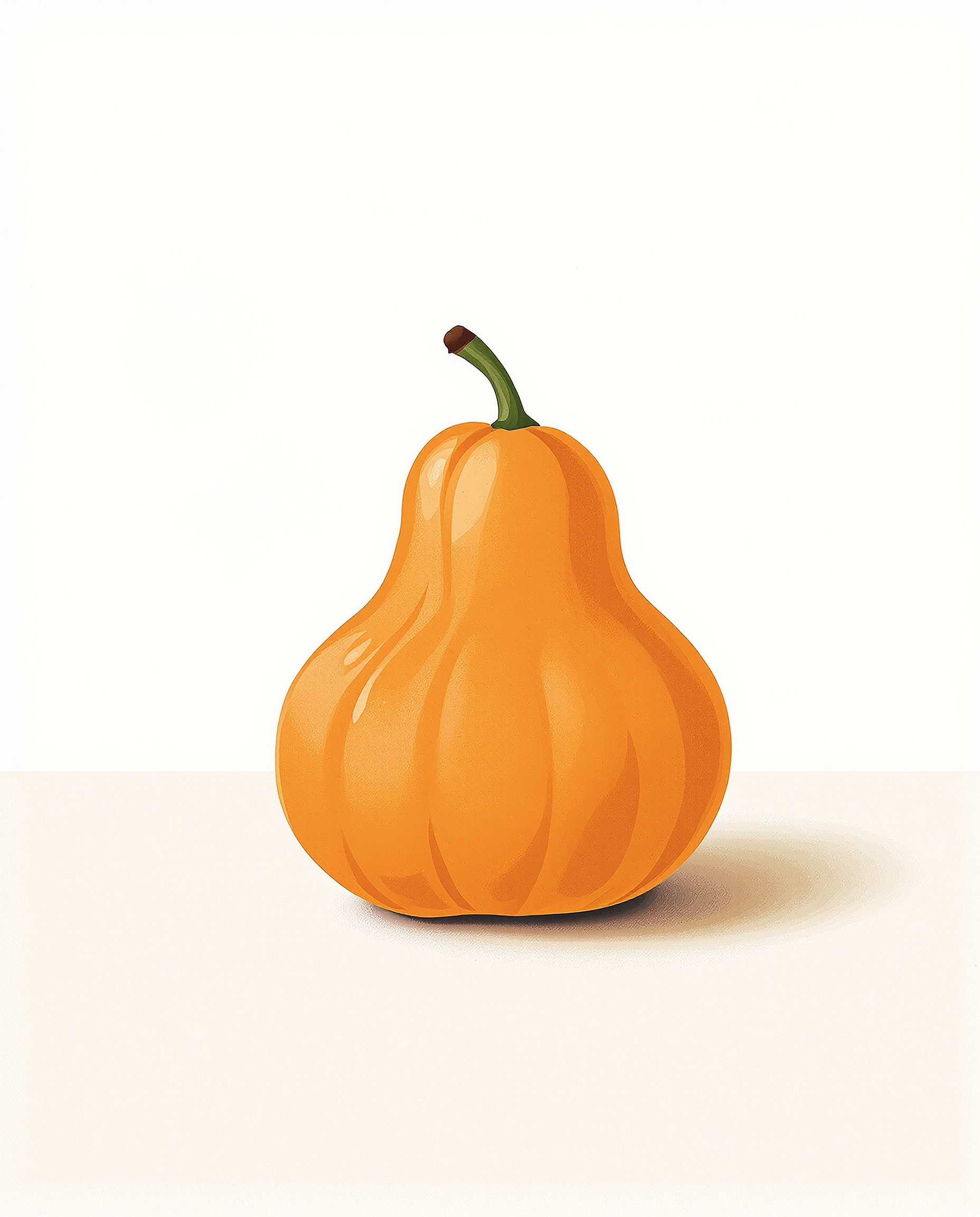 Fiche identité visuelle du potimarron : couleur orange à rouge brique, forme toupie ou poire punk.