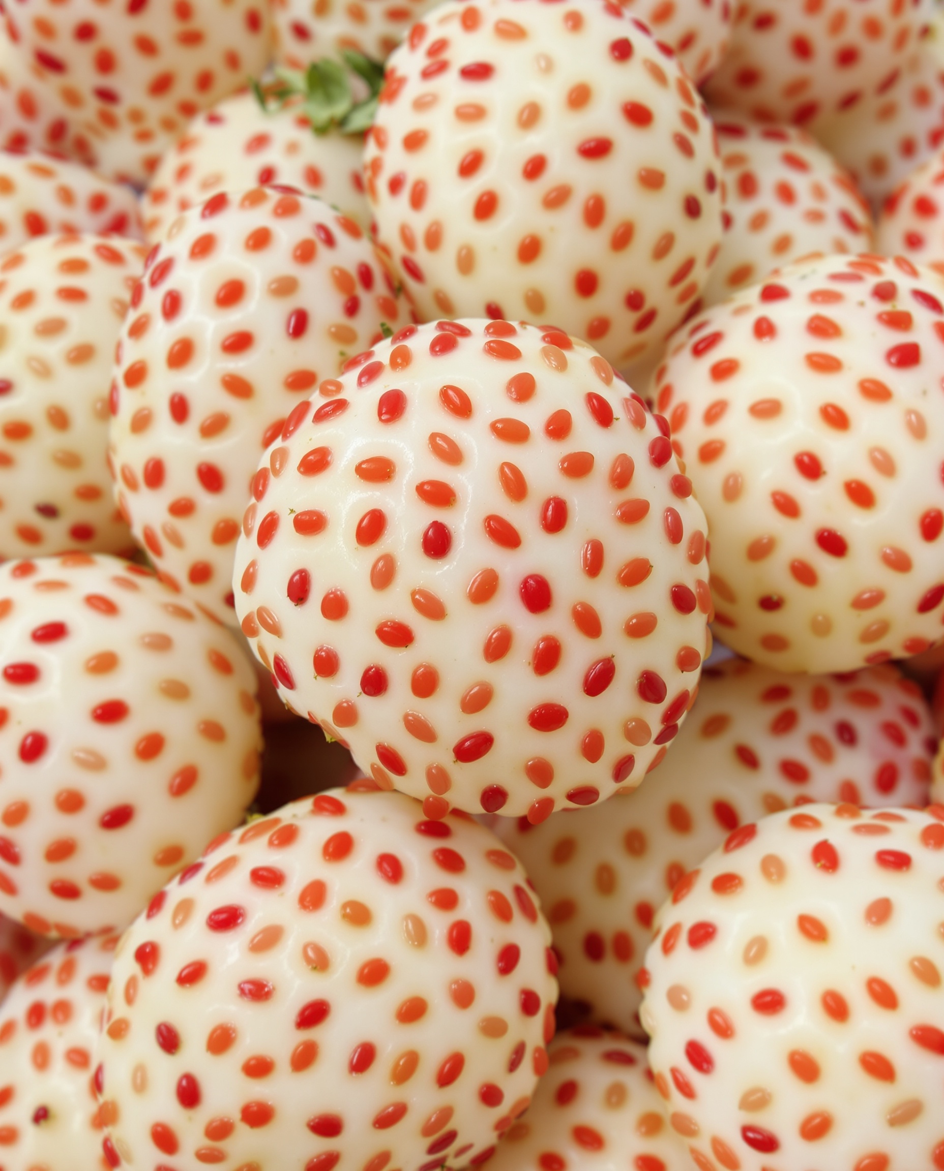 Fraises ananas mûres dans une coupelle prêtes à déguster