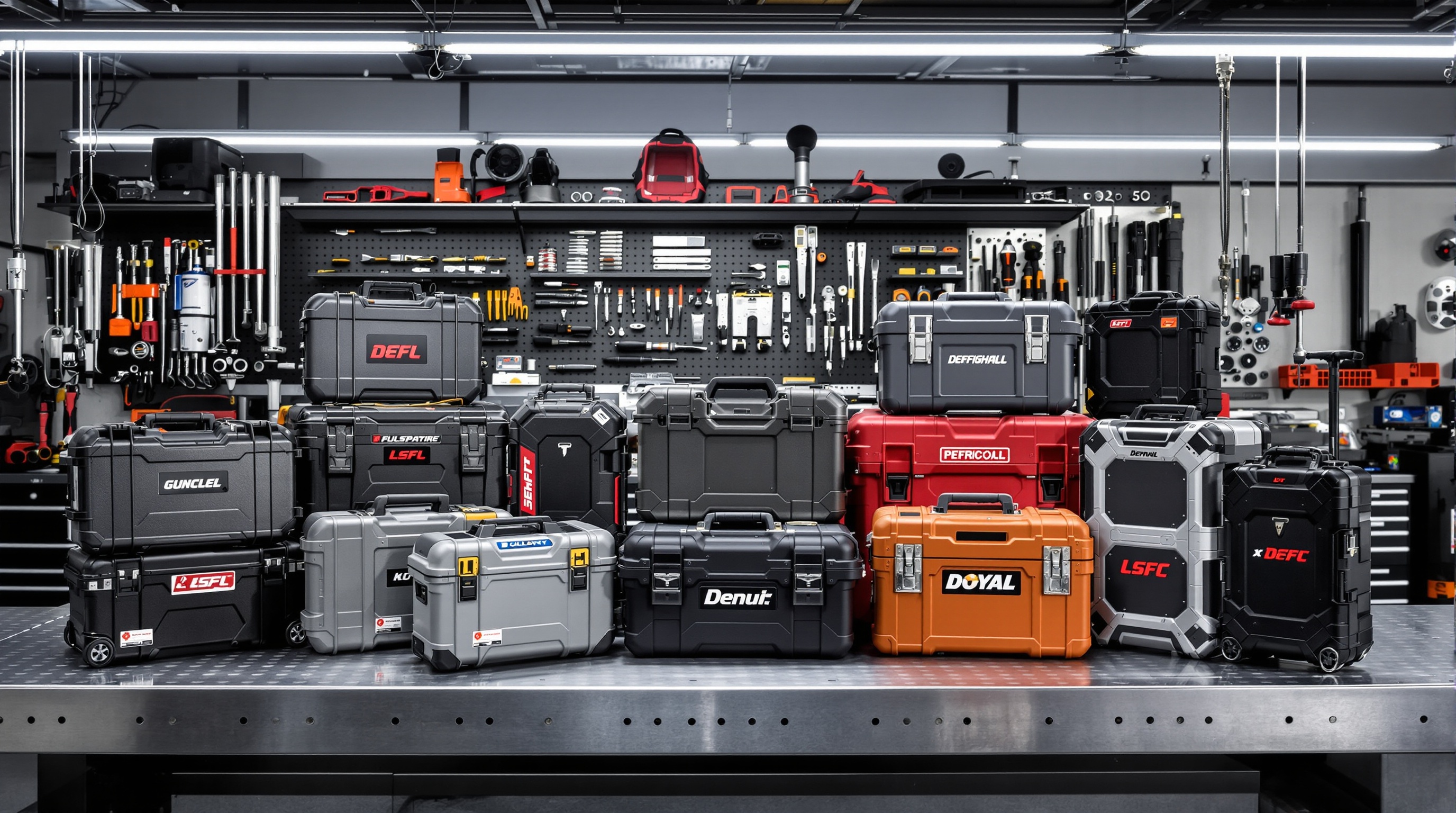 Gamme de valises de diagnostic multimarques, montrant la diversité des modèles.