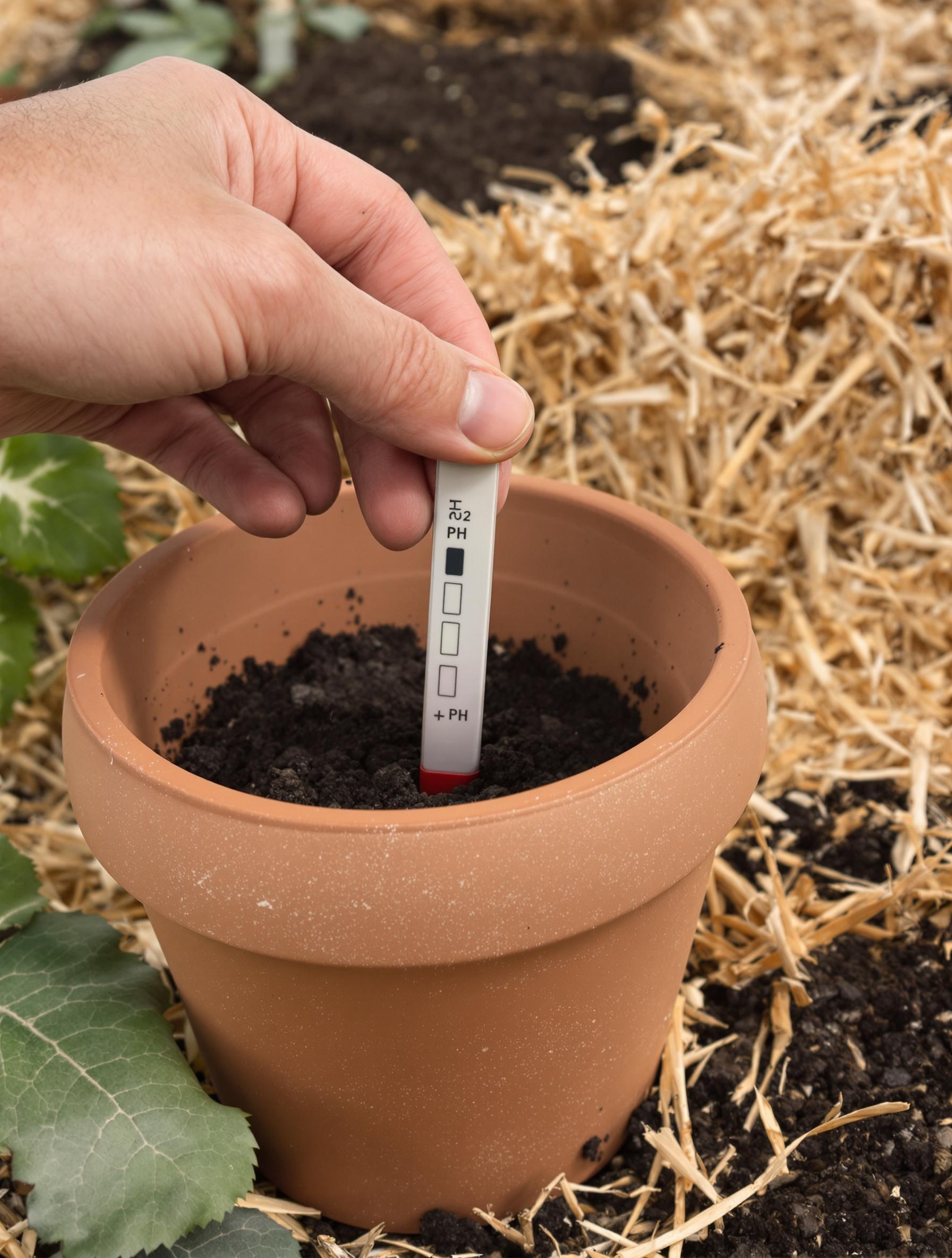 Bandelette pH et compost sur sol, méthode testée pour débutants