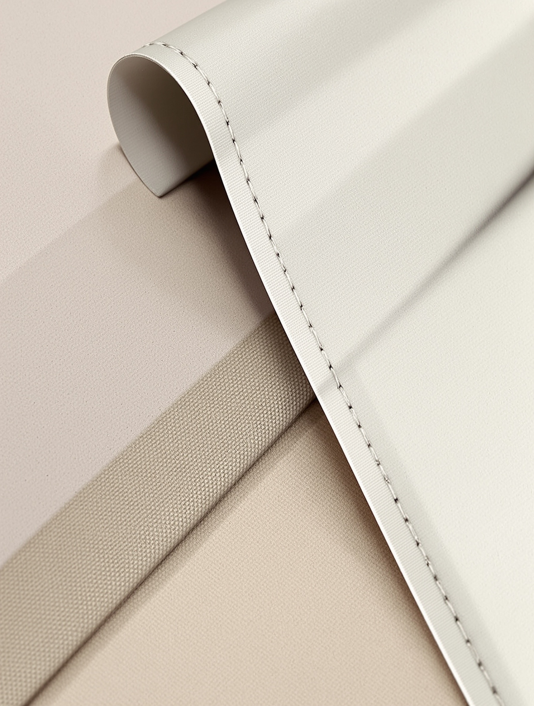 Gros plan textures toiles barnum aluminium acier