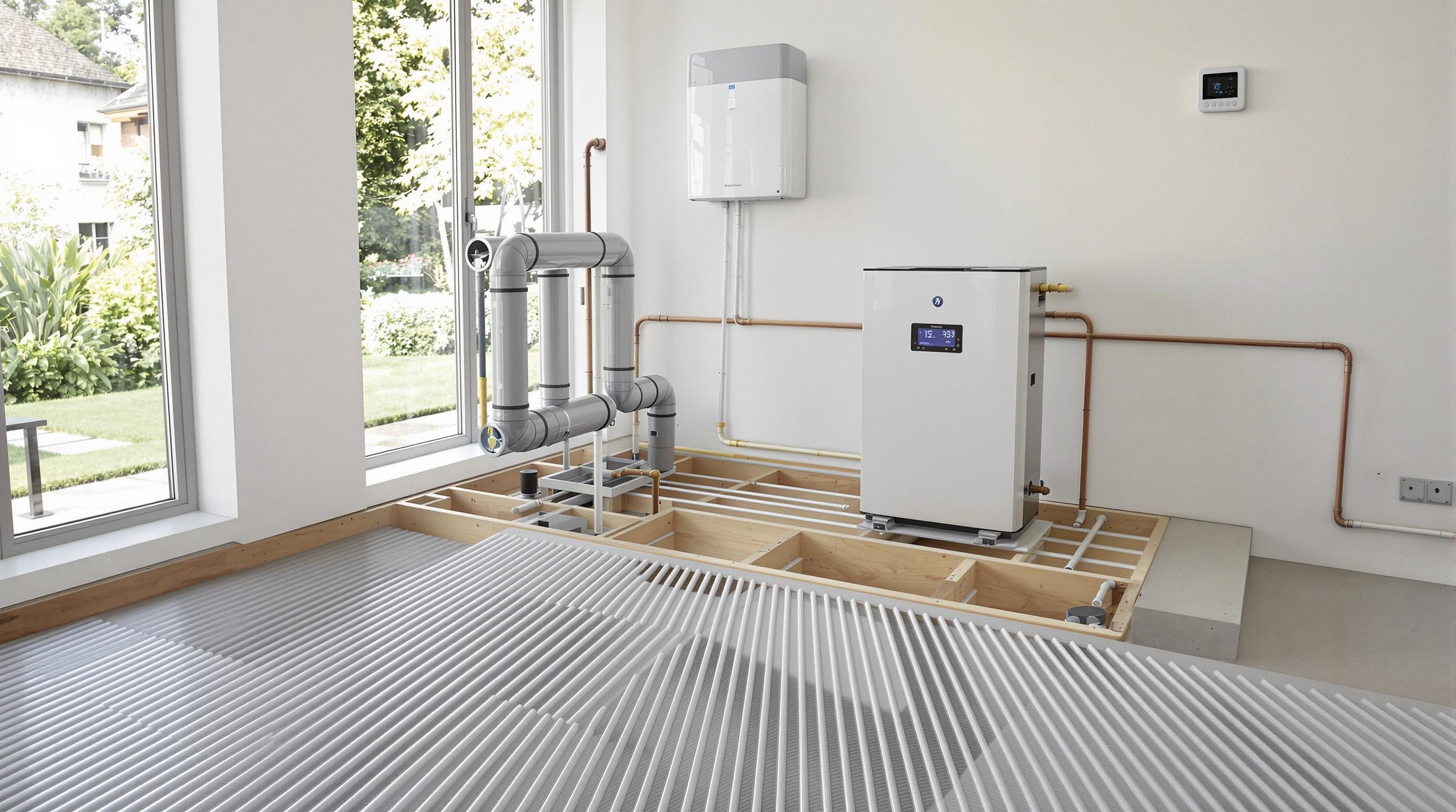 Installation d'une pompe à chaleur géothermique certifiée RGE