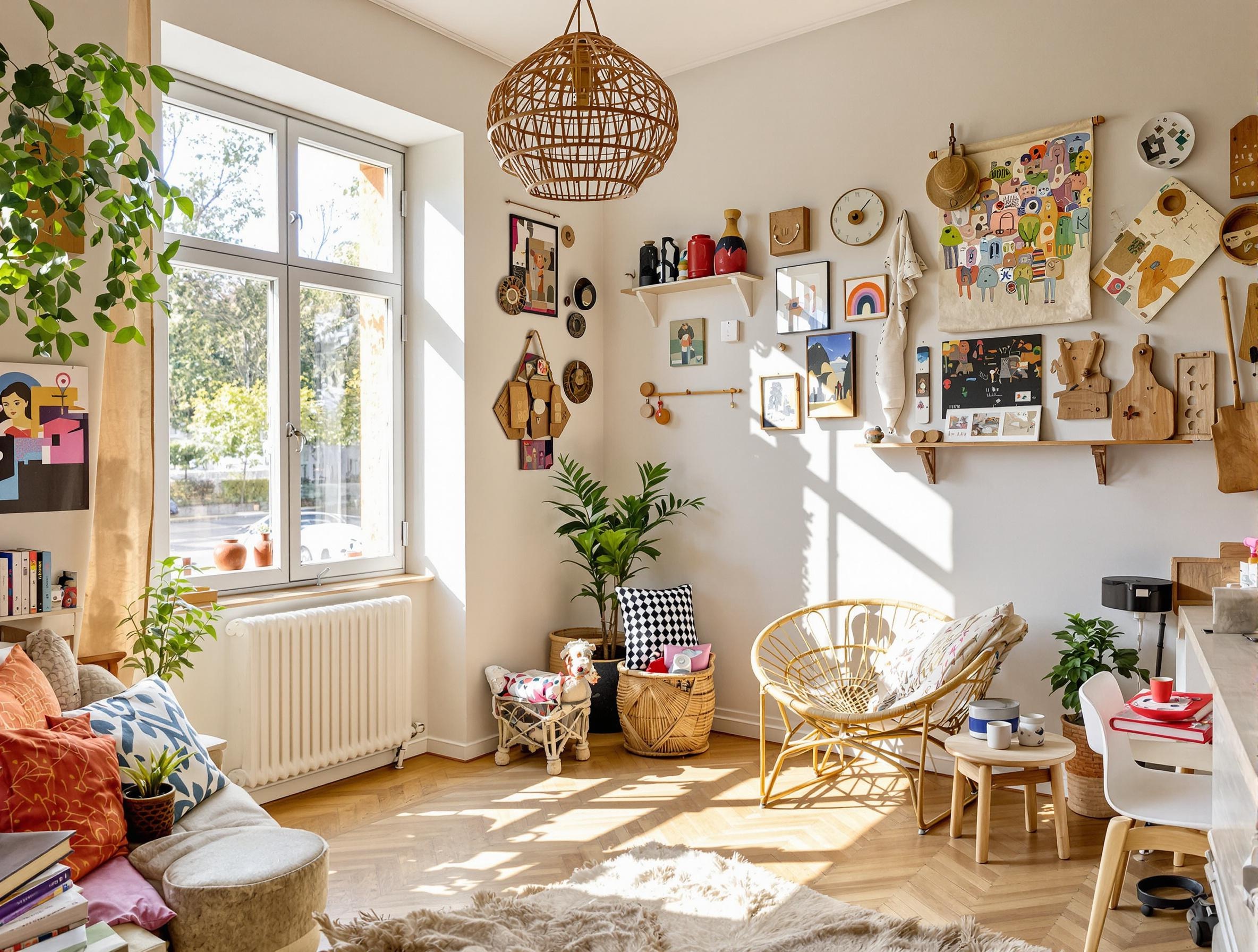 intérieur rénové bohème chic Agen 2024