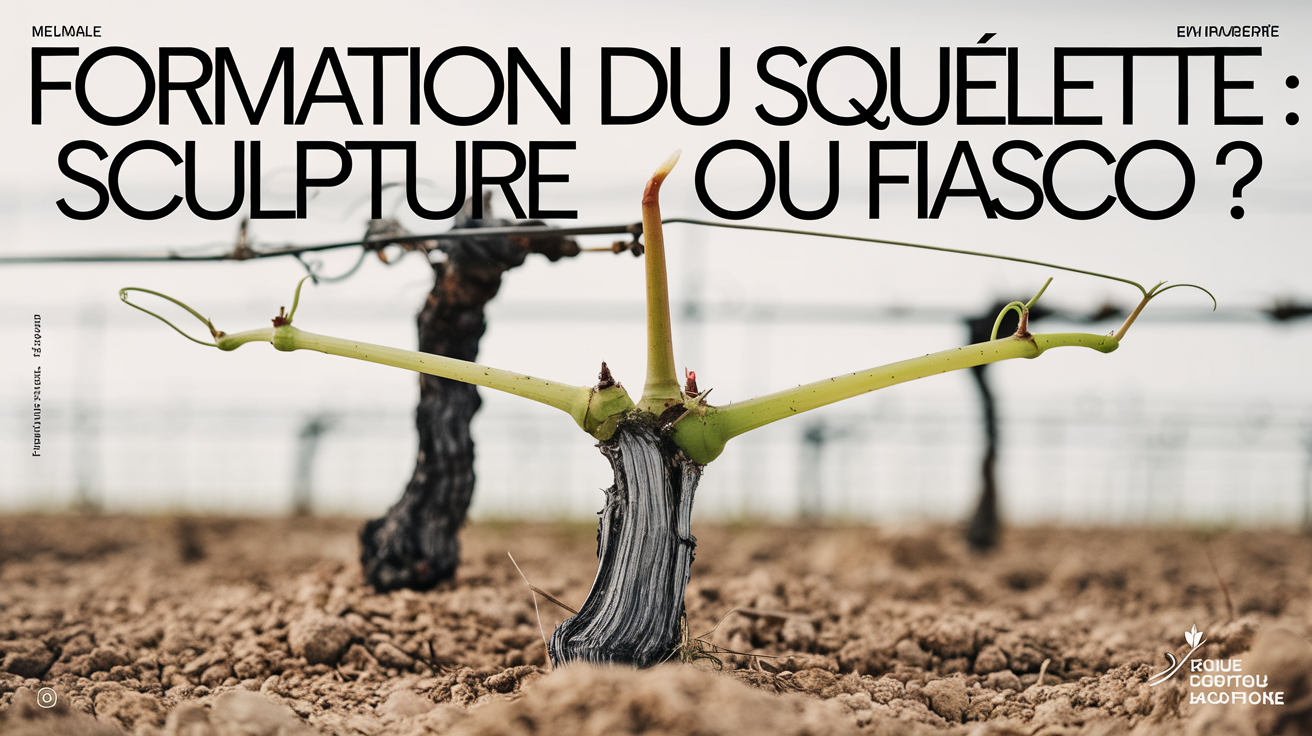 Formation charpente jeune cep vigne année 2