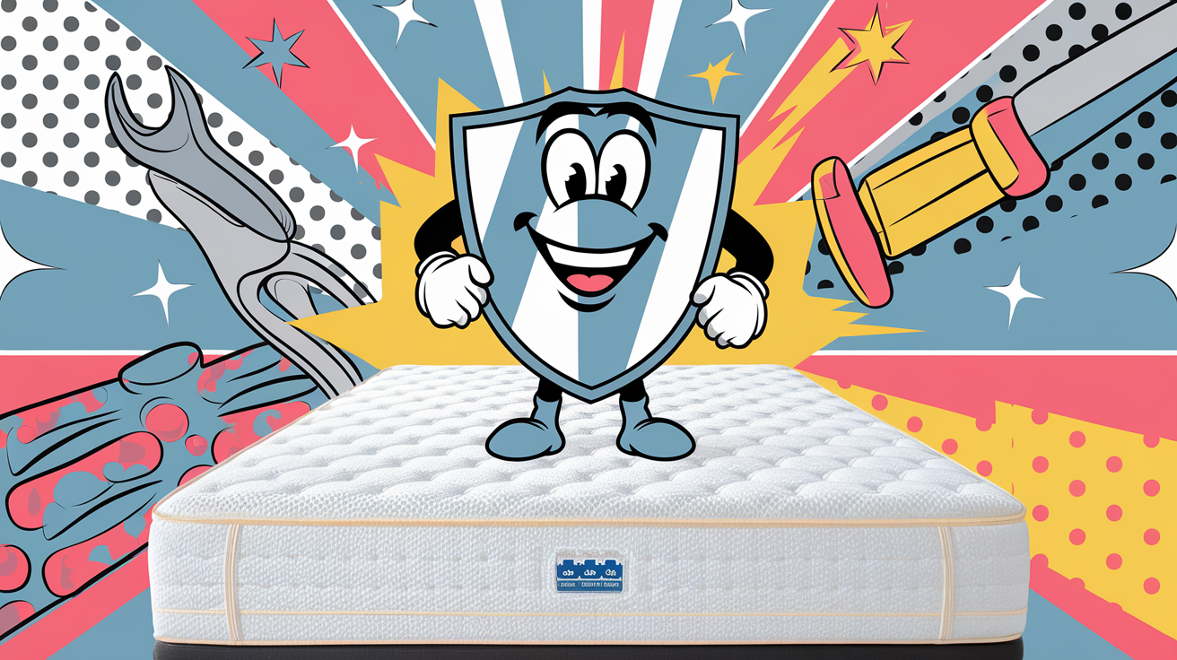 Matelas propre bouclier anti-acariens cartoon