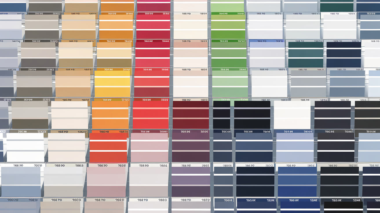 Exemple nuancier RAL couleurs façade extérieur
