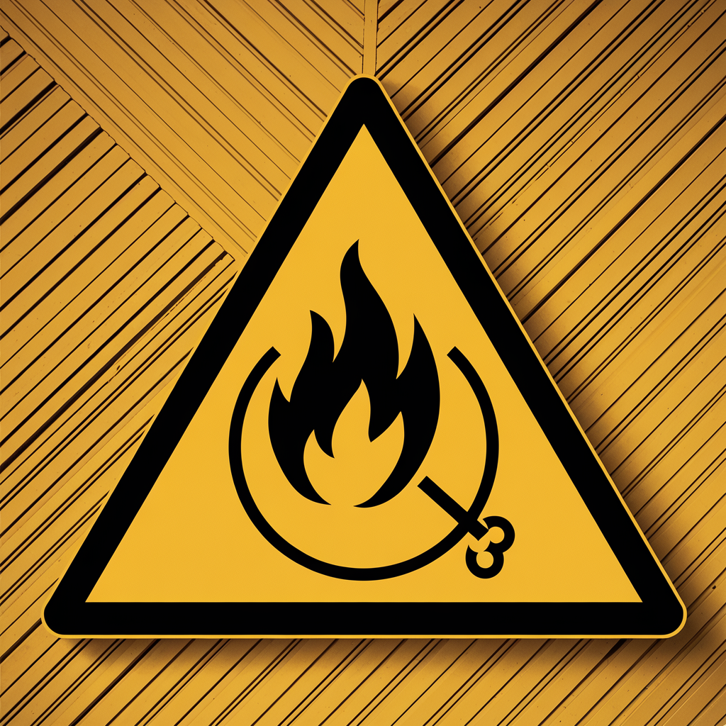 panneau danger comburant chlorate de soude explosion