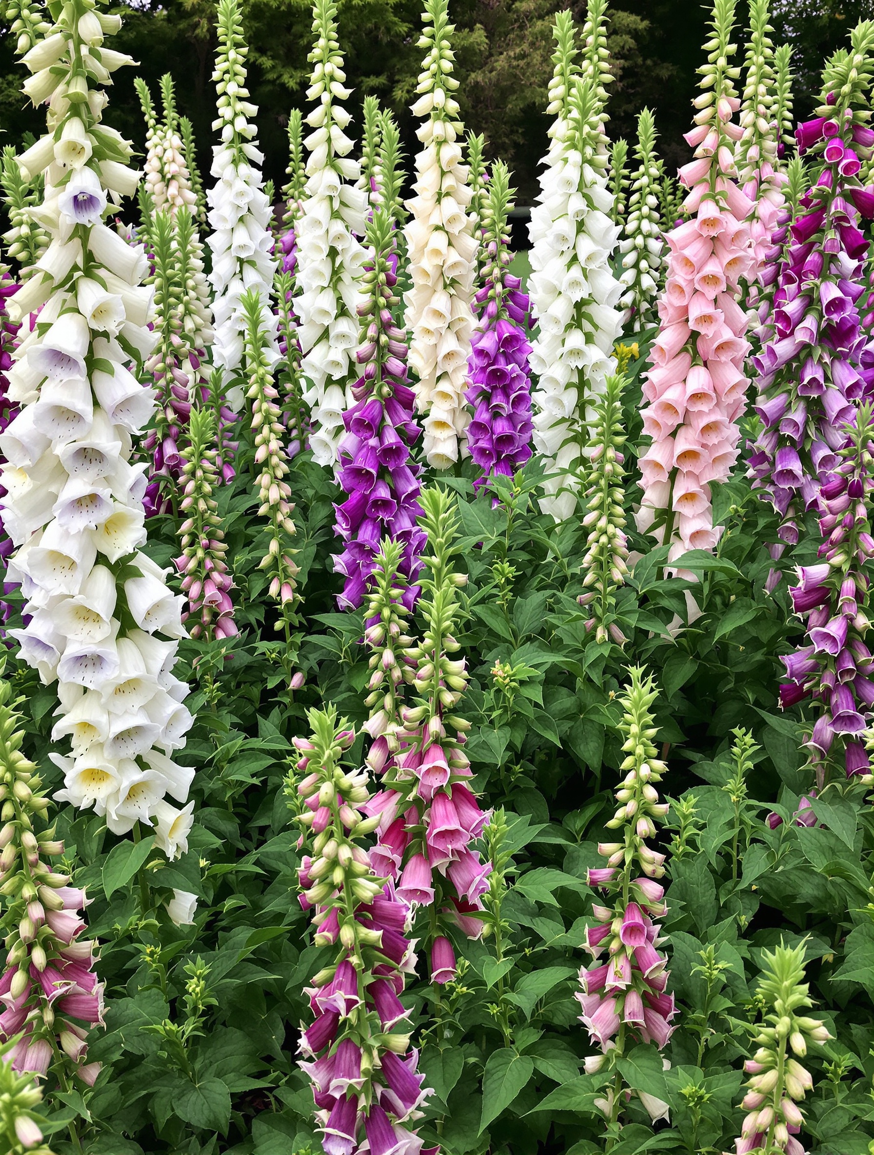 La digitale pourpre, une palette de couleurs surprenante pour une plante qui a du caractère.