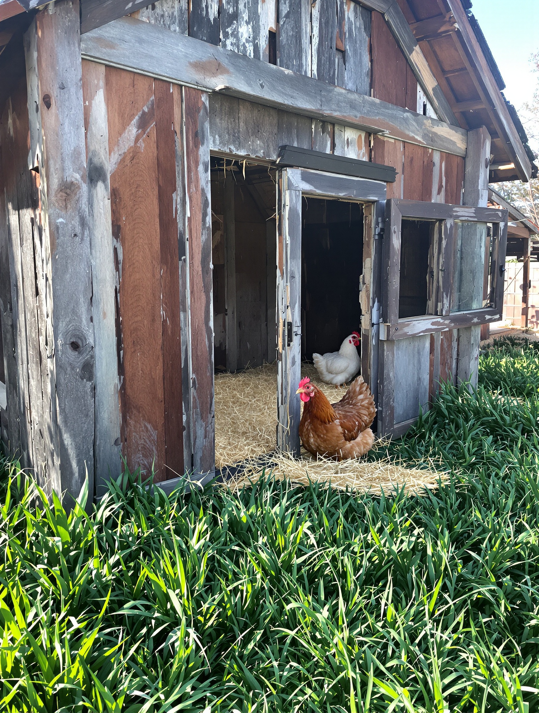 Poulailler rustique pour Wyandotte robuste