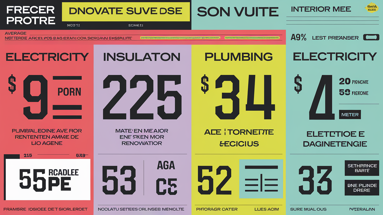 tableau coûts rénovation intérieure Agen