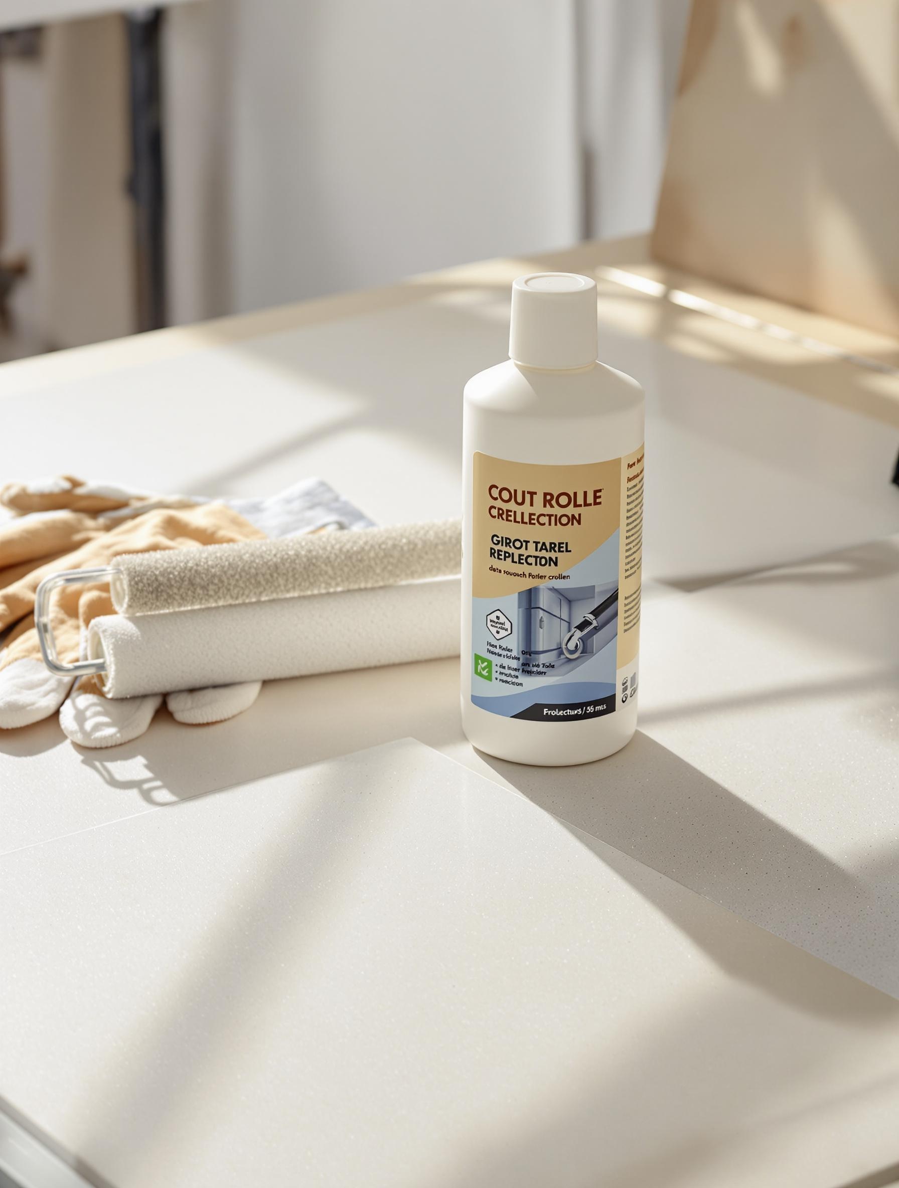 Rouleau à joints et produit hydrofuge pour protéger les joints