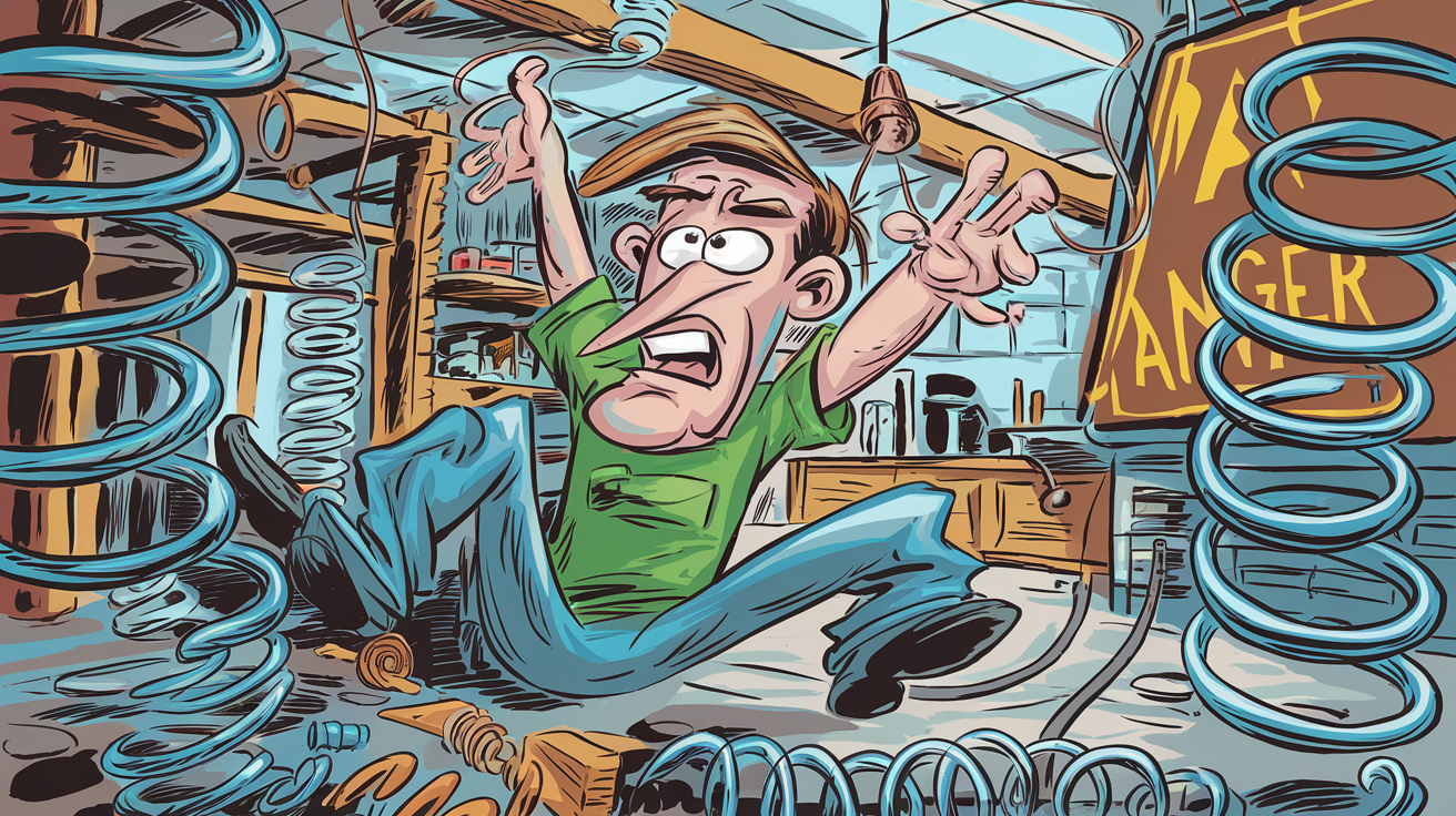 alerte danger bricolage fabrication maison monte-tuiles