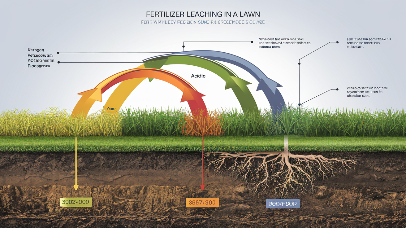 Tableau comparatif lessivage engrais pluie gazon