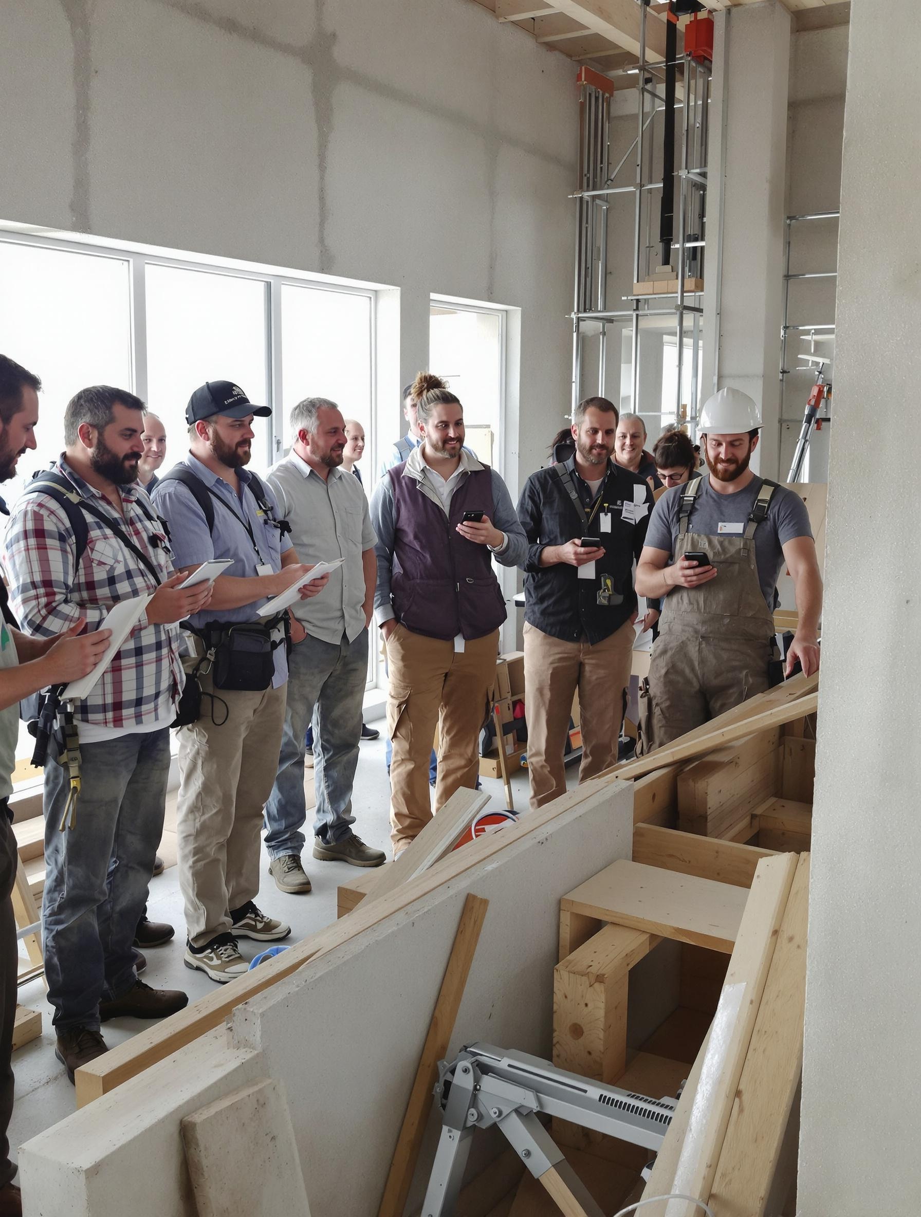 Visite chantier rénovation Agen clients