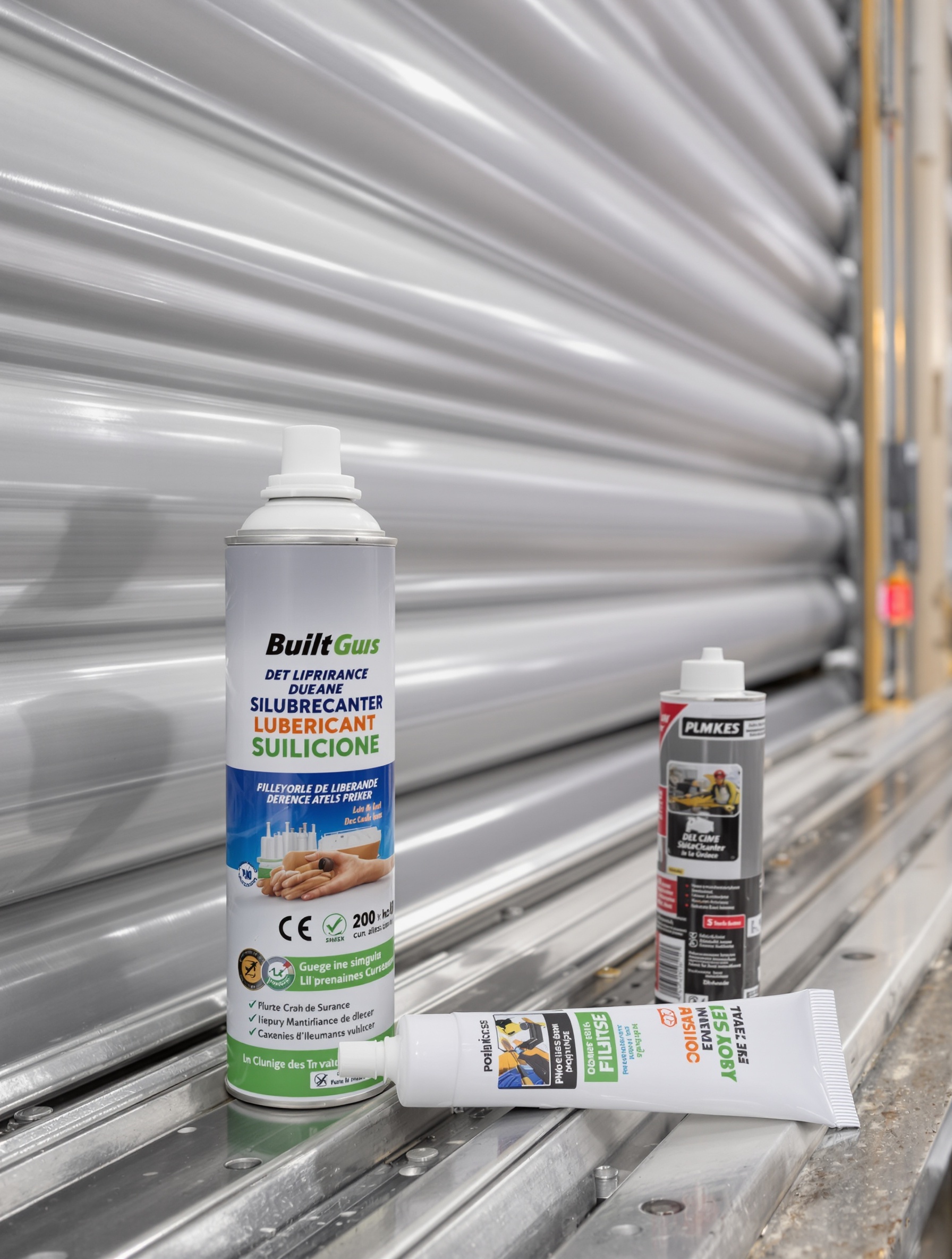 Lubrifiant silicone et graisse pour volet roulant